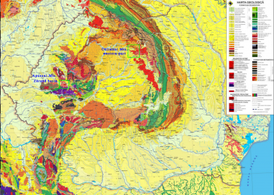 România Geological map